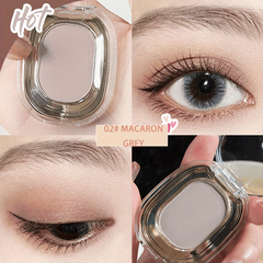 9-Color Matte & Shimmer Eyeshadow Palette for Nude Makeup