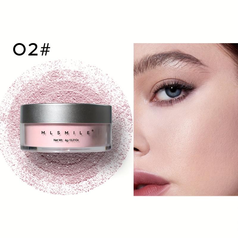 Long Lasting Translucent Matte Shimmery Setting Powder with Powder Puff