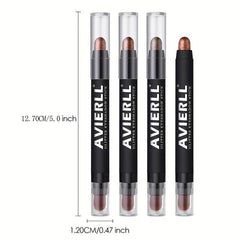 Metallic Eyeshadow Stick Set Waterproof Smudge Proof Eye Stick Makeup