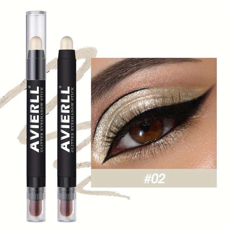 Metallic Eyeshadow Stick Set Waterproof Smudge Proof Eye Stick Makeup