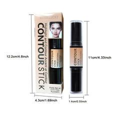 Double Headed Contouring Stick Cream Concealer for Perfect Contoured Look