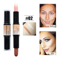 Double Headed Contouring Stick Cream Concealer for Perfect Contoured Look