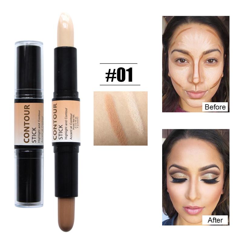 Double Headed Contouring Stick Cream Concealer for Perfect Contoured Look