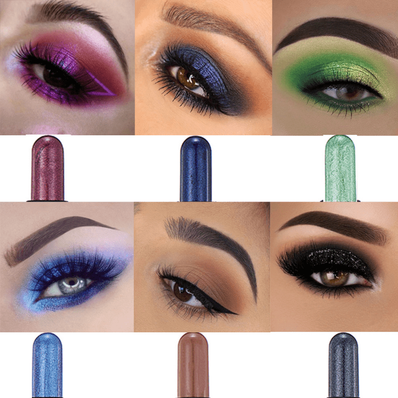12 Eyeshadow Stick Double ended Long lasting Pearly Matte Eyeshadow Pen