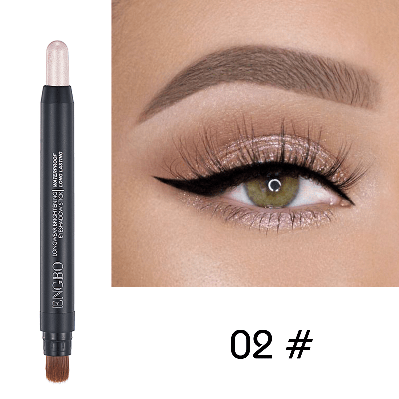 12 Eyeshadow Stick Double ended Long lasting Pearly Matte Eyeshadow Pen