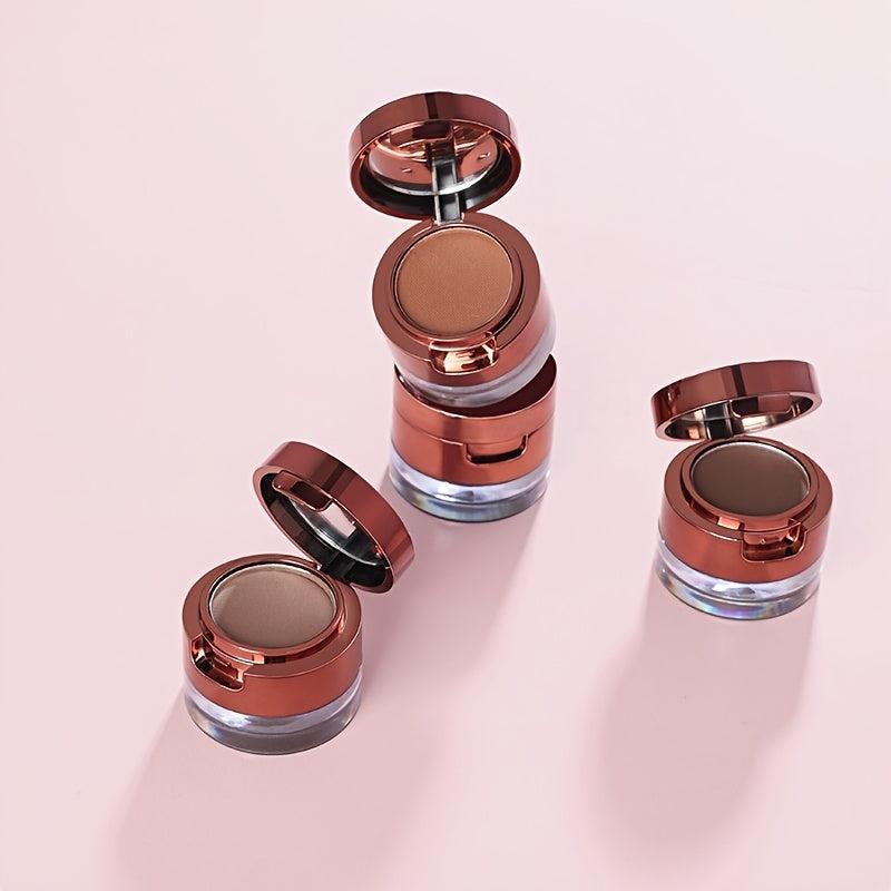 6 Colors Eyebrow Pomade Dual Use Eyebrow Powder Eyebrow Gel Smudge Proof