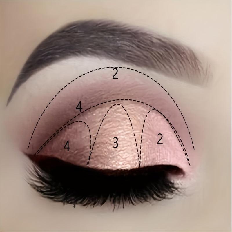 5 Colors Eyeshadow Palette Pearly Matte Finish