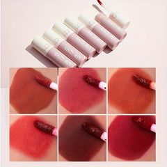 Matte Velvet Lip Glaze Long Lasting Waterproof Liquid Lipstick 6 Colors