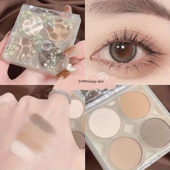 Waterproof 4 Eyeshadow Palette Matte Shimmer Finish Long Lasting