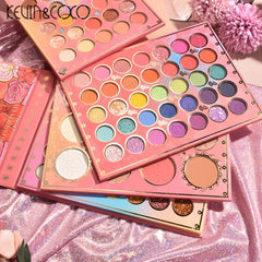 117 Eyeshadow Palette Pearly & Matte Bright Earth Rotating Four-layer
