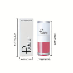 High Pigmented Matte Lip Glaze Long Lasting Non Smudge Lipstick