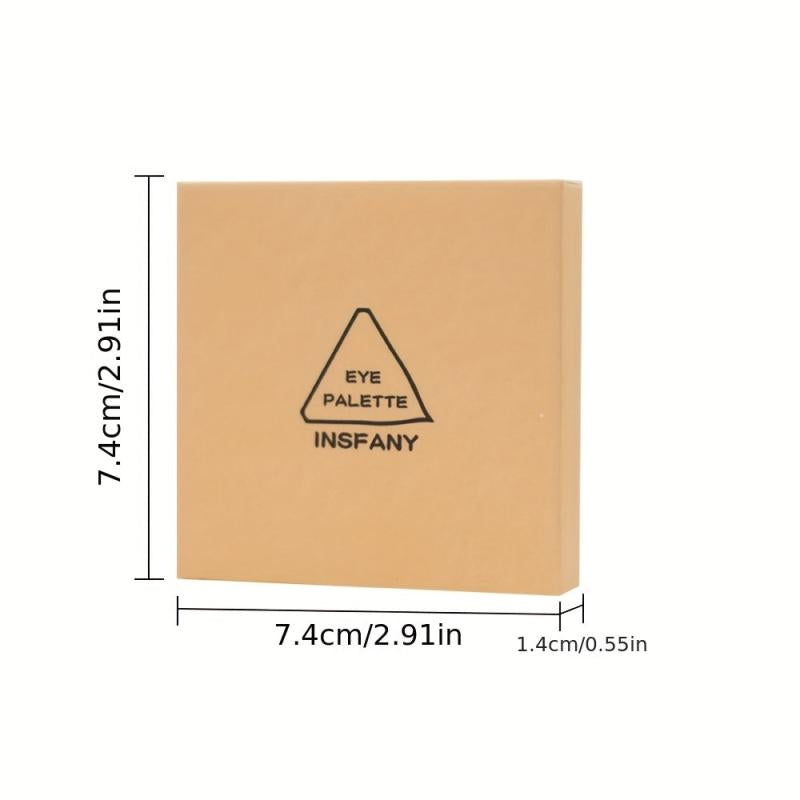 Orange Earth Tone Eyeshadow Palette for Daily Makeup