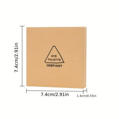 Orange Earth Tone Eyeshadow Palette for Daily Makeup