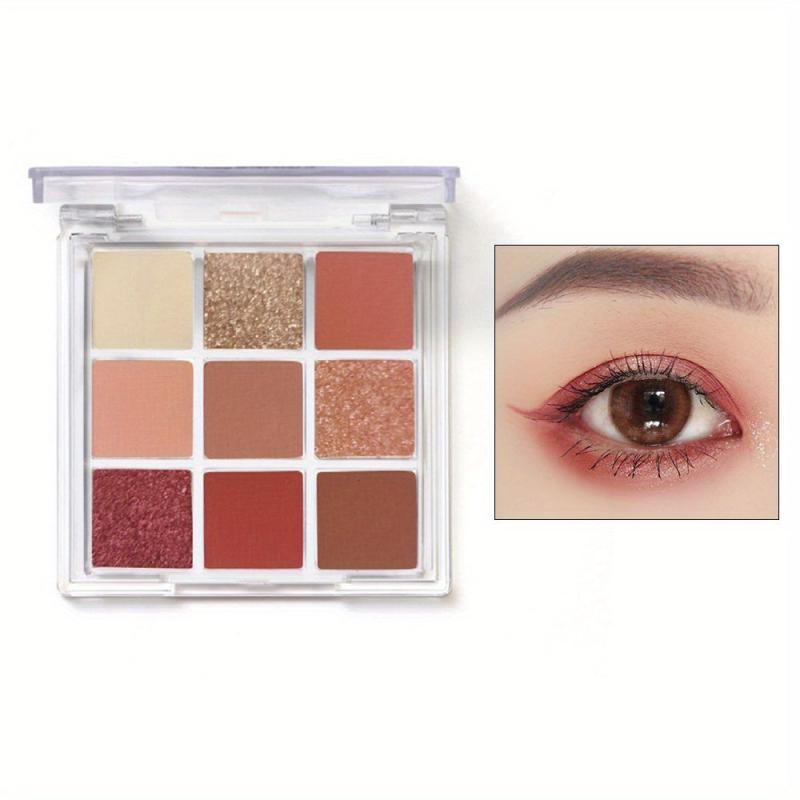Orange Earth Tone Eyeshadow Palette for Daily Makeup