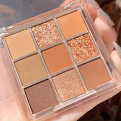 Orange Earth Tone Eyeshadow Palette for Daily Makeup