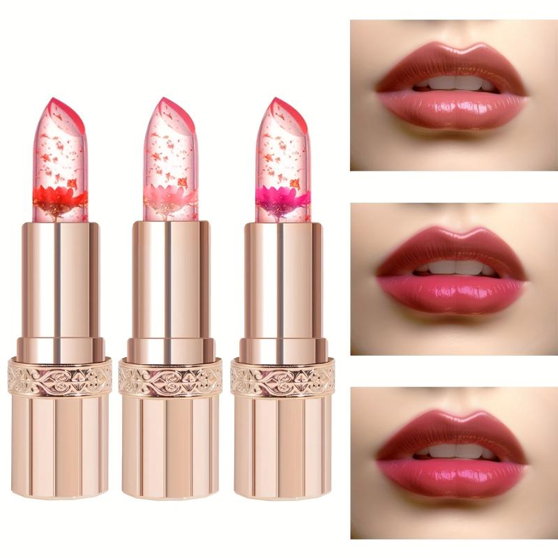Temperature Changing Lipstick Nourishing Moisturizing 3 Styles 3.5g 0.12oz