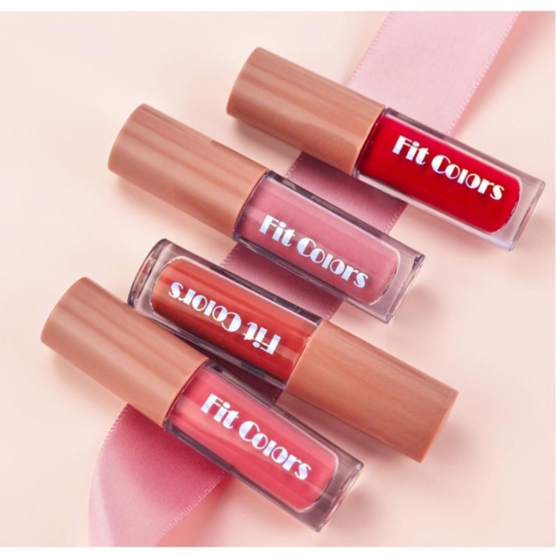 4 Pack Velvet Lip Gloss Set Diamond Shine Non Fading Glaze