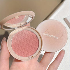 Matte Blush Highlight Palette Creamy Shimmering for Cheeks