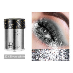 Pudaier 16 Colors Glittering Sequins Eye Shadow Powder for Women