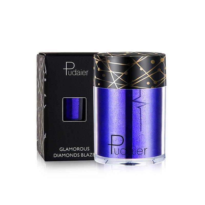 Pudaier 16 Colors Glittering Sequins Eye Shadow Powder for Women