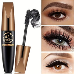 Hydrating Waterproof Mascara with 4D Silk Fiber Lashes