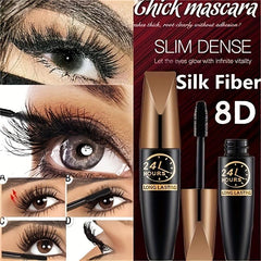 Hydrating Waterproof Mascara with 4D Silk Fiber Lashes