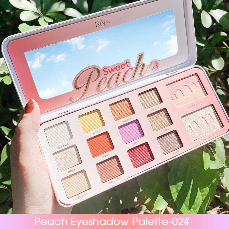 12 Color Eyeshadow Palette With Natural Earth Tone Finish