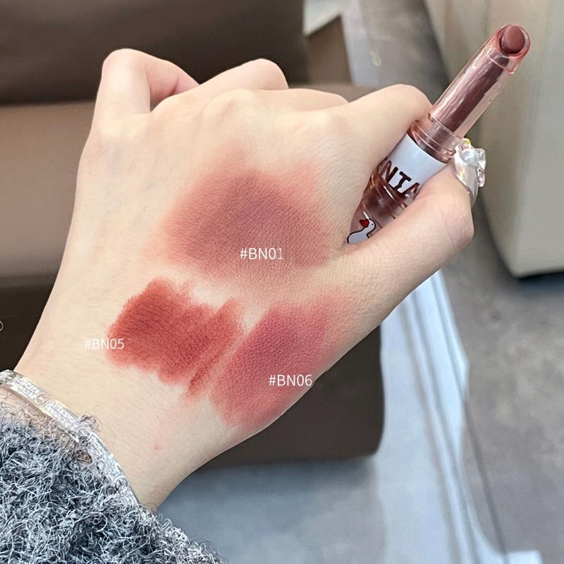 6 Color Matte Lipstick Pen with Cartoon Goose Print