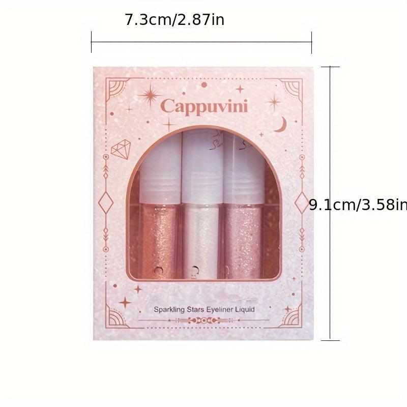 Liquid Eyeshadow Stick Glitter Pearly Finish Highlighter Golden Yellow