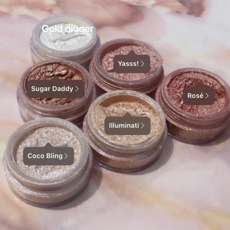Glitter Diamond Glow Powder Set - 6 Shades