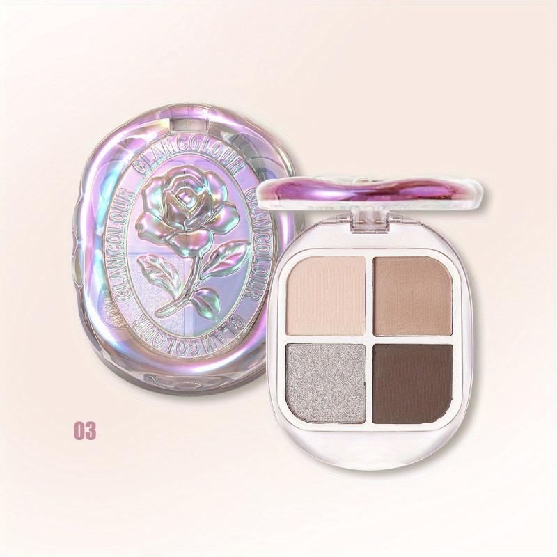 Earth Magic 4 Eyeshadow Palette - Matte Pearl & Smokey Finish