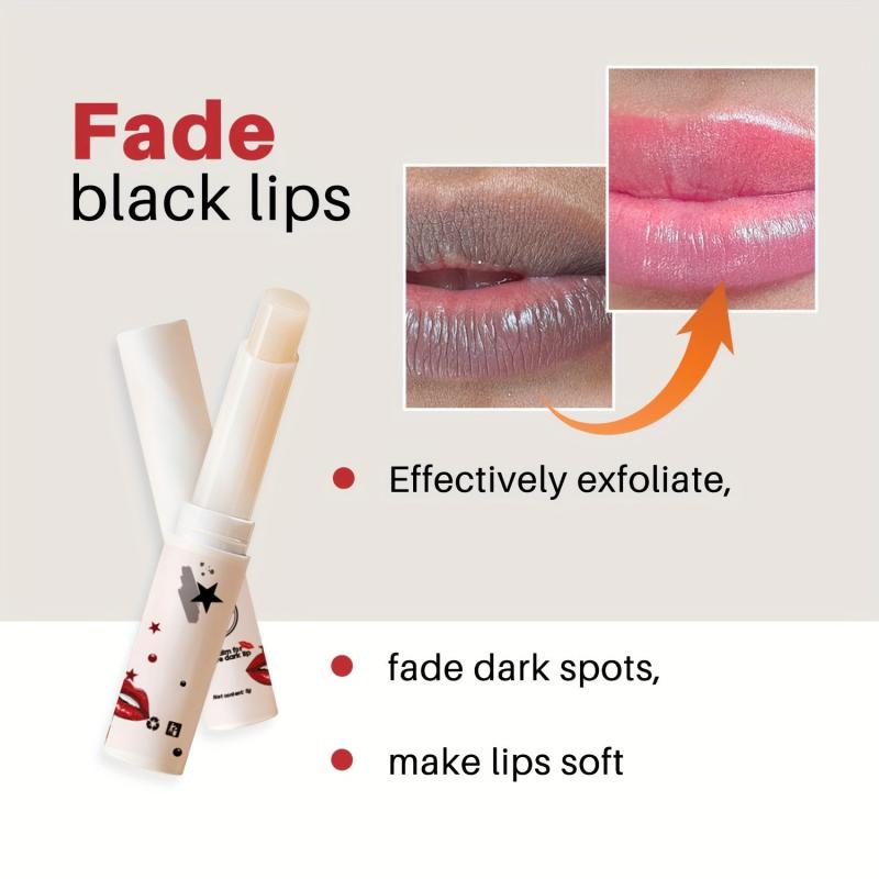 Exfoliating Lip Balm for Dark & Dry Lips - Moisturizing Lip Care Primer