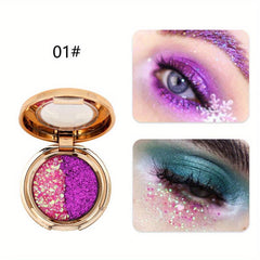 Glitter Eyeshadow Palette High Pigmented Shimmer Finish