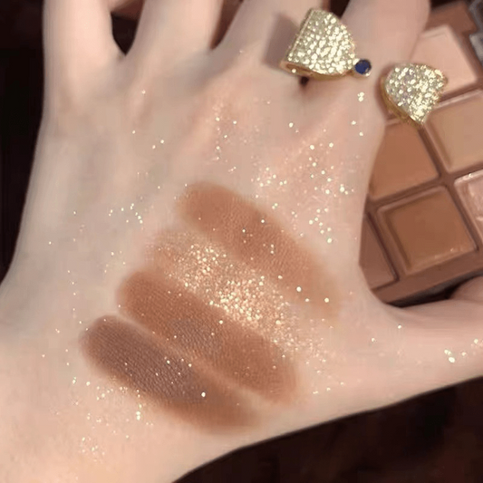 Mocha Chocolate Palette Earth Pearlescent Matte Daily Natural Makeup
