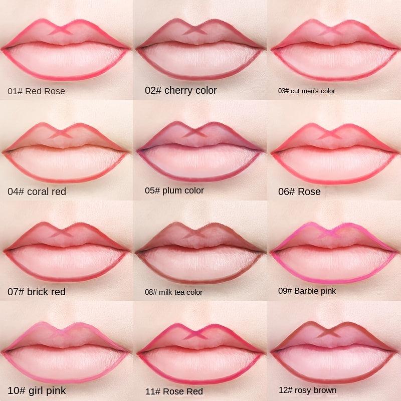 3-in-1 Lip Liner Eyeliner Matte Lipstick Pen