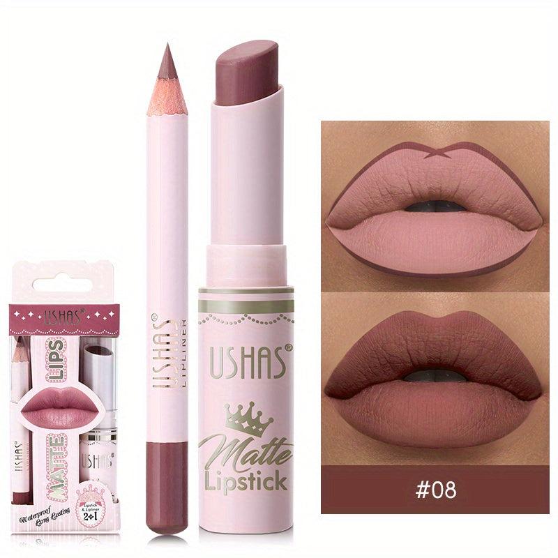 12-Piece Matte Liquid Lipstick Lip Liner Set
