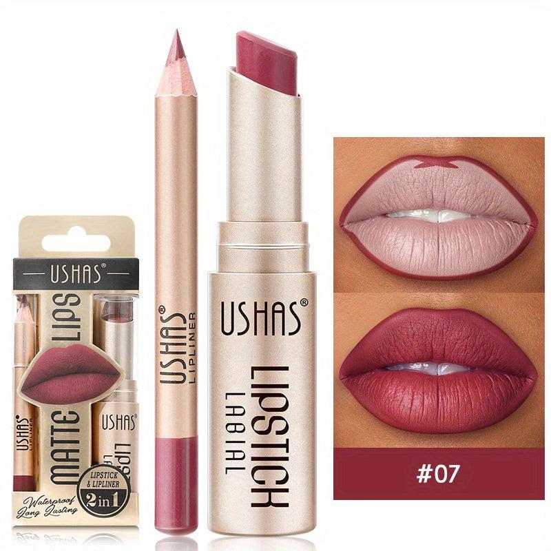 12-Piece Matte Liquid Lipstick Lip Liner Set