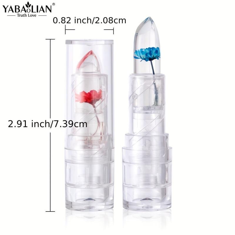 Magic Flower Jelly Lipstick Set Moisturizing Long Lasting Lip Balm