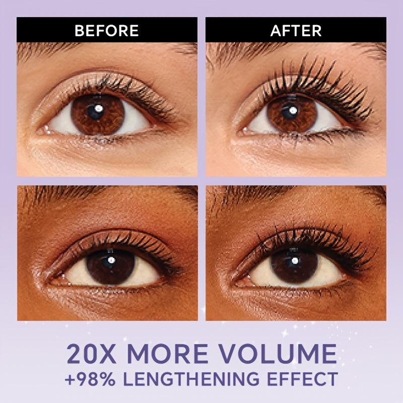 Milky Way Gradient Waterproof Mascara - Long Lasting Smudge Proof Makeup