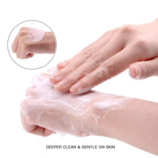 20 Pack Portable Disposable Travel Soap Sheets for Hiking and Toiletries