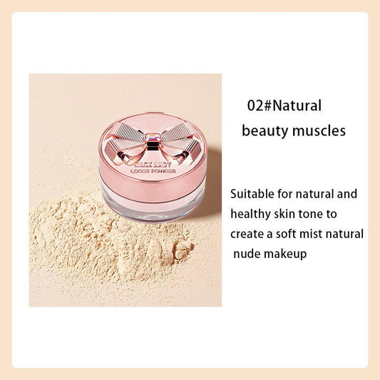Silky Lightweight Setting Powder Brightening Skin Tone Natural Nude Makeup
