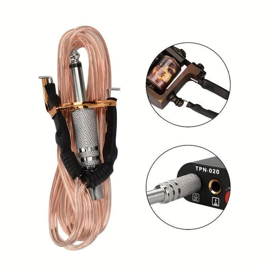 Tattoo Foot Pedal Kit w/ 1pc Machine Foot Switch Pedal & 2pcs Clip Cords