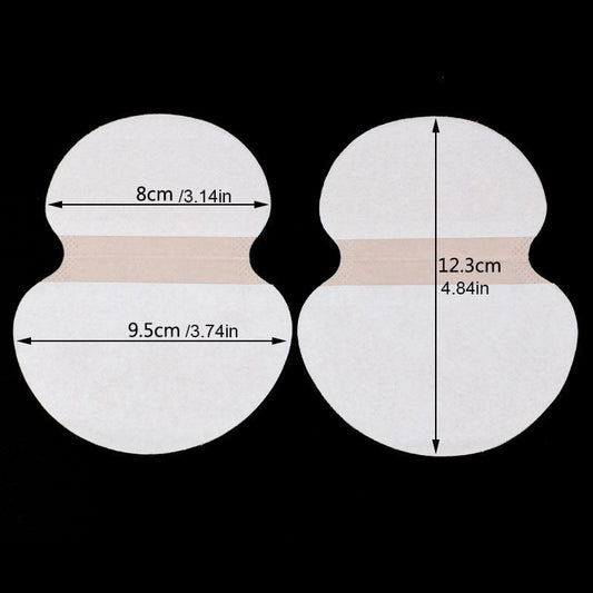 10pcs Unisex Summer Sweat Pads Disposable Armpit Absorb Sweat Shield Pad