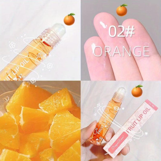 Fruity Flavors Hydrating Lip Gloss with Tinted Balm
