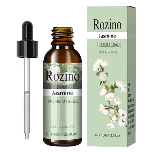 100ml Jasmine Essential Oil with Glass Dropper - Aromatherapy Diffusers & More