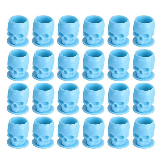 200pcs Tattoo Ink Caps With Base Disposable Microblading Makeup Tattoo Ink Cups