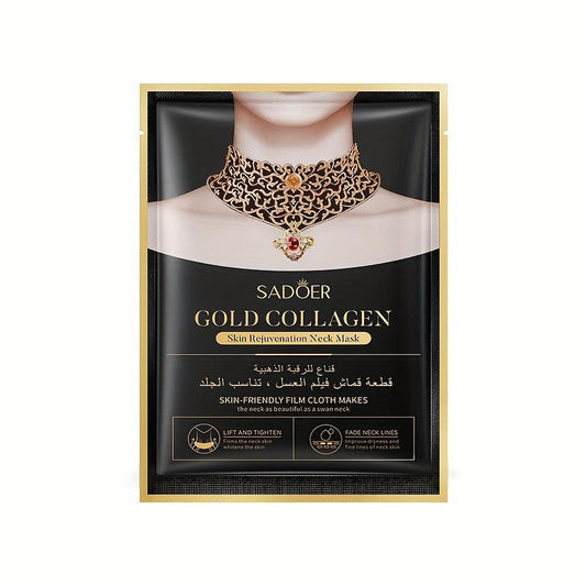 Golden Collagen Neck Mask Fade Neck Lines Refreshing Moisturizing Pack