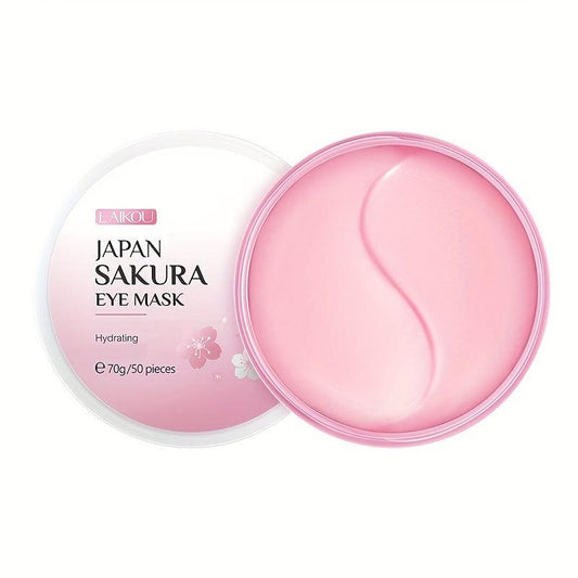 Japanese Sakura Eye Mask 50pcs Reduce Aging Moisturizing & Lifting Eye Patches
