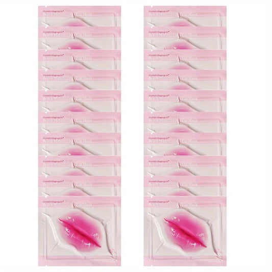 10 PCS Collagen Lip Masks Hydrating Anti Drying Brighten Lip Lines