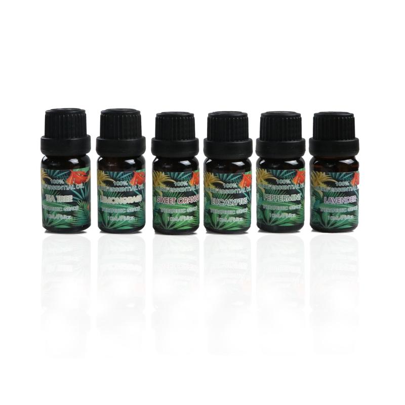 6 pack 10ml Natural Essential Oil Gift Set for Aromatherapy